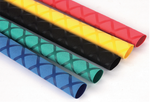 Anti-slip pattern heat shrinkable tube
